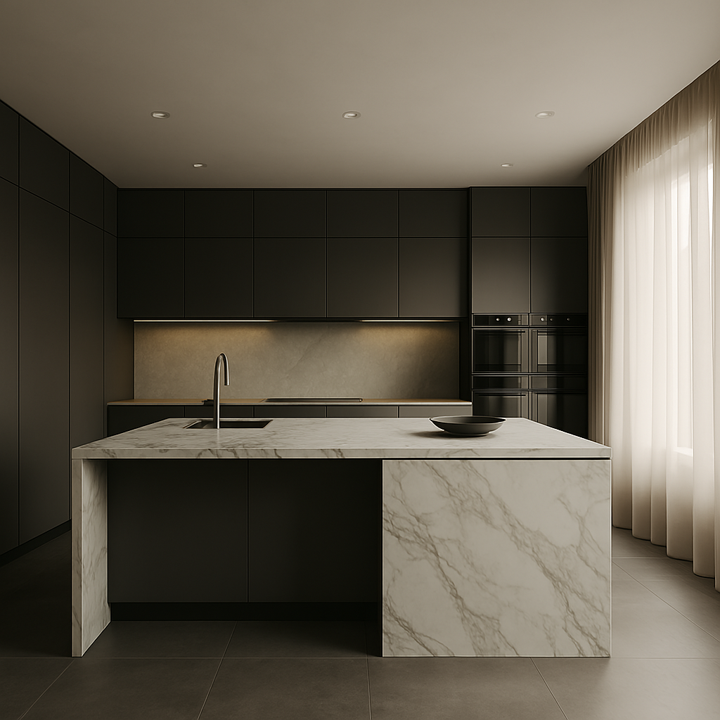 Open space cucina e soggiorno – progetto di ristrutturazione chiavi in mano