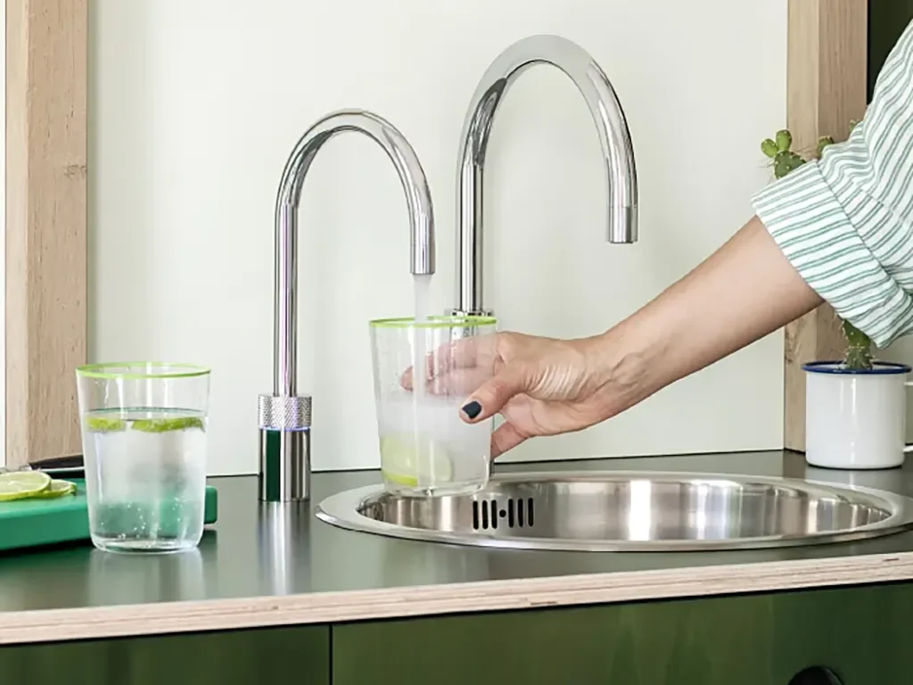 Quooker / Collezione  Nordic Round Twintaps cromo