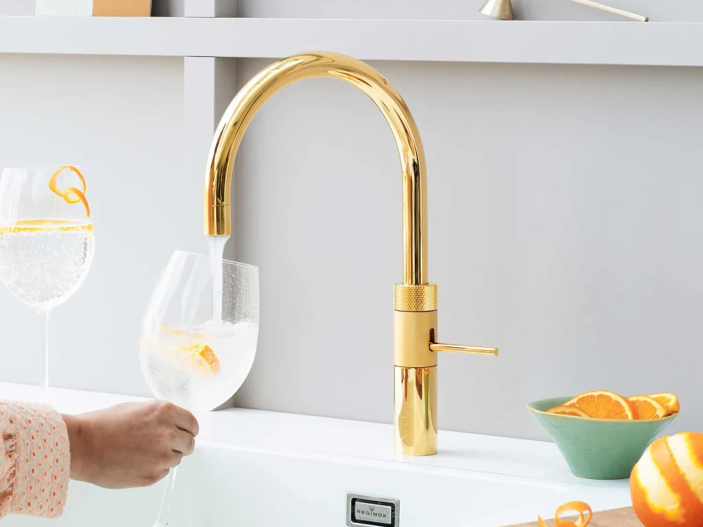 Quooker / Collezione Fusion Round Gold tap