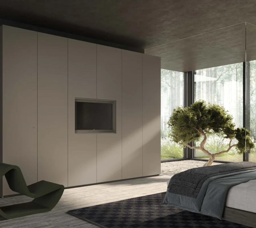 Armadio con TV integrata Voltan Collezione Loft