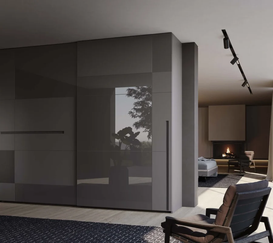 Armadio Voltan Collezione Prestige in finitura scura