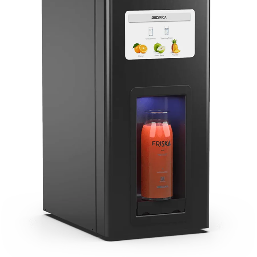 Dispenser Zerica per acqua aromatizzata con bottiglia arancione